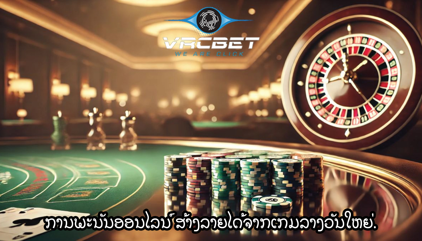 ການພະນັນອອນໄລນ໌ ສ້າງລາຍໄດ້ຈາກເກມລາງວັນໃຫຍ່.